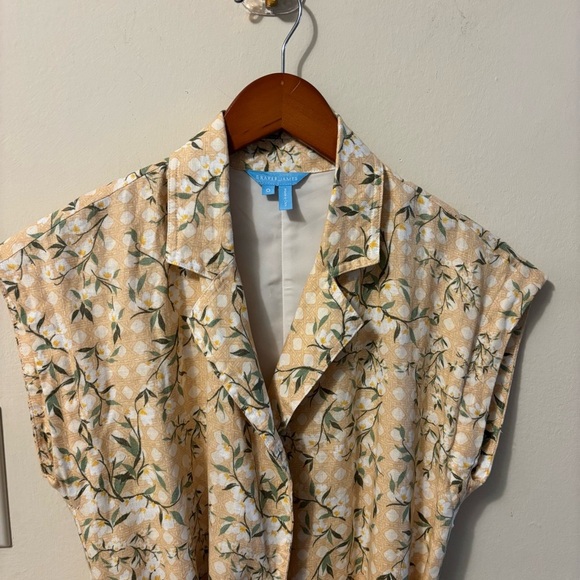 Draper James Yellow Floral Midi Dress - Picture 5 of 13